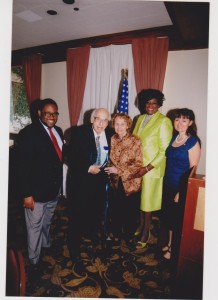 David and Ruth Weisman last year with Assemblyman Sebastian Ridley Thomas.