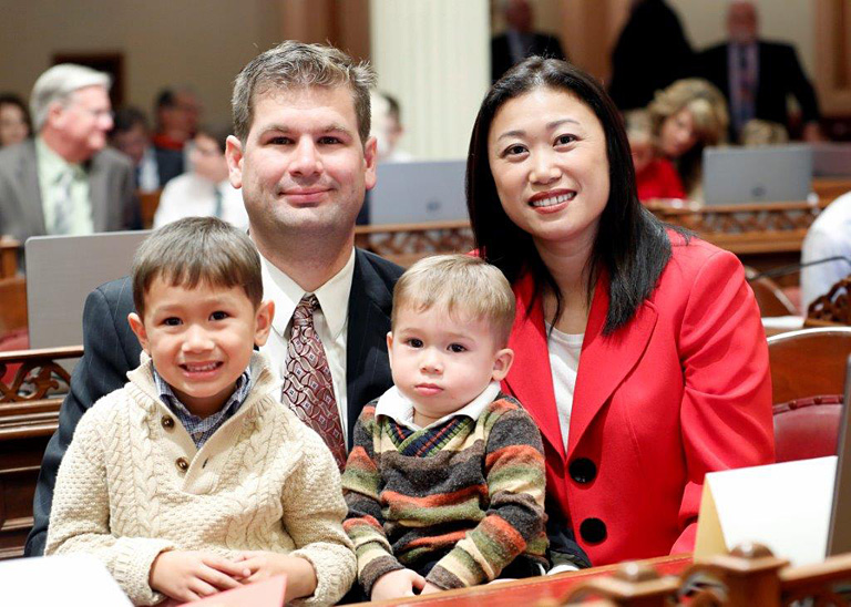 Sen. Nguyen and her family